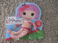 Lalaloopsy sew magical 2 Piece Fashion Pajama orange white stripes pink trim