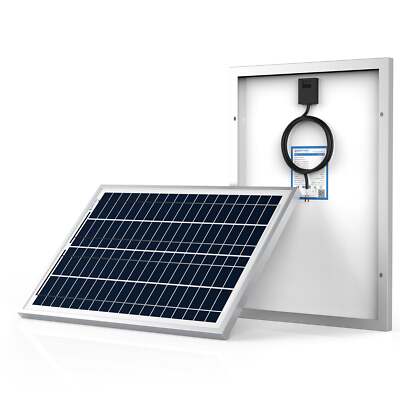 ACOPower 25 Watts Poly Solar Panel for 12 Volt Battery Charger