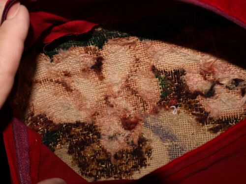 Wool Needlepoint Pillow COVER Two Cherubs Angel Cherub Raphael 15" x 11" - Picture 6 of 6