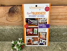 KimberBell Machine Embroidery CD  October - December Bench Buddy Pillow  KD576