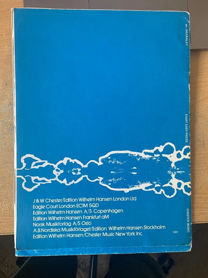 Eight Easy Pieces For Wind Oboe Piano Music Book Classical Pieces Dearnley - Image 2 of 4