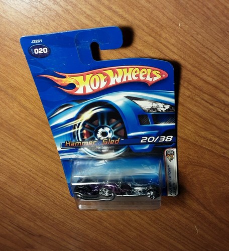 2006 Hot Wheels #20 First Edition 20/38 HAMMER SLED Motorcycle_PurpleVariation - Picture 3 of 4