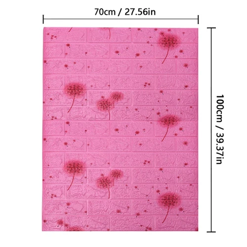 70Cm*10M 3D Brick Pattern Wall Sticker Self-Adhesive Panel Waterproof - Picture 38 of 55