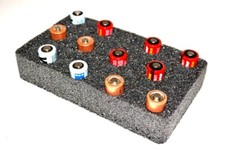 Foam insert holds 40 cr123 cr2 cells battery storage fits Pelican   1040 case