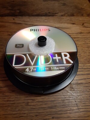 PHILIPS DVD+R 1-16 X SPEED 4.7 GB 120 MIN 20 Pack Brand New | eBay