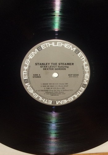 STAN LEVEY-Stanley the Steamer-DEXTER GORDON-Bethlehem-NEAR MINT Shrinkwrap LP! - Picture 4 of 5