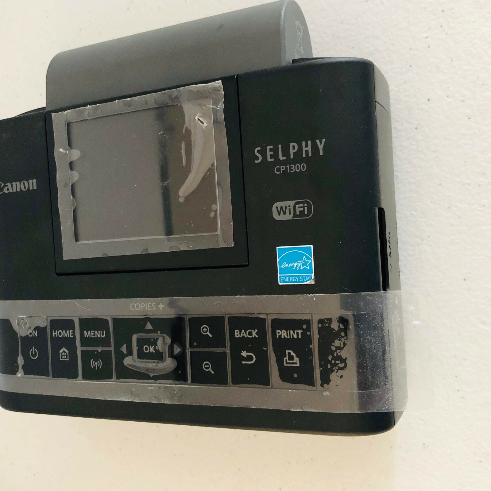 Canon Selphy CP1300 Compact Photo Printer with BATTERY, wifi to iPhone