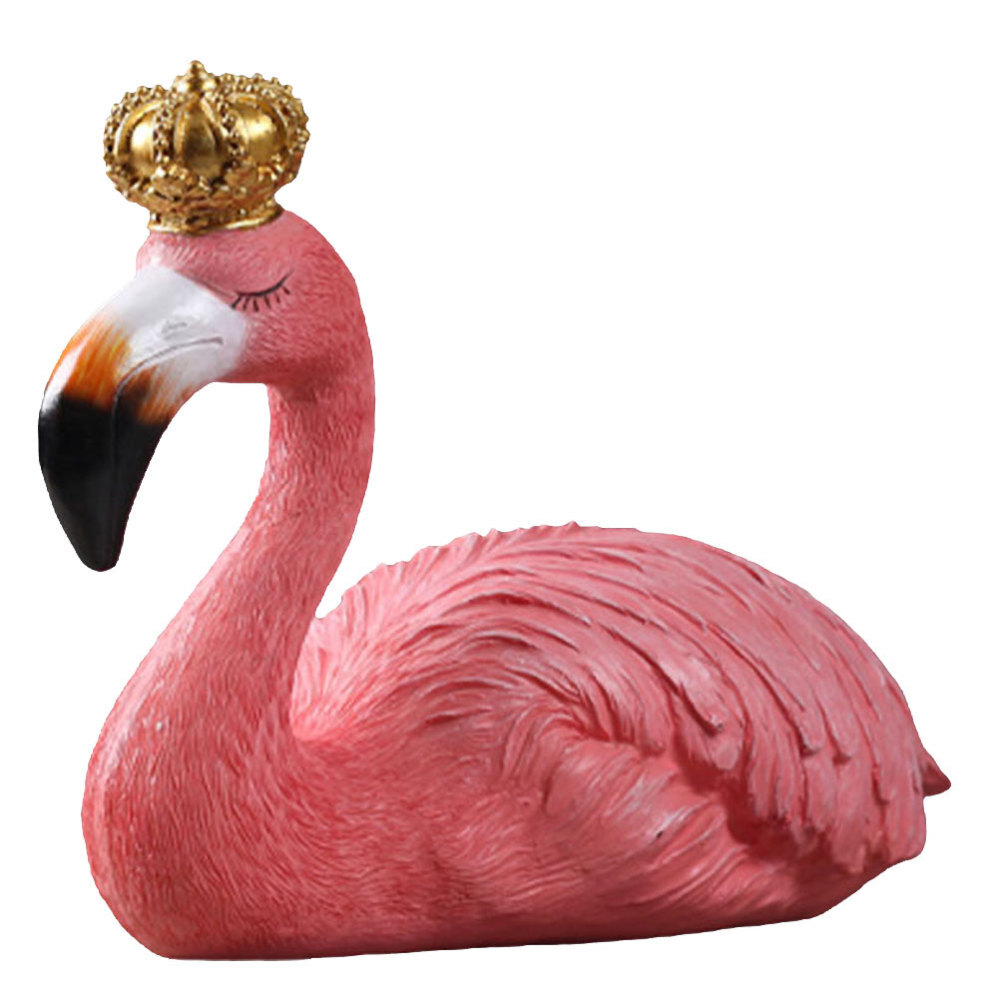 Resin Figurines Home Decor Couple Bird Statue Micro Landscape Decoration