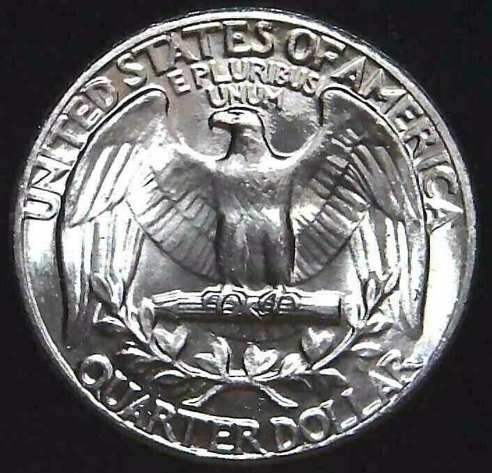1958-P 25C Washington Quarter 90% Silver BU 21wcu0730-2 - Image 2 of 2