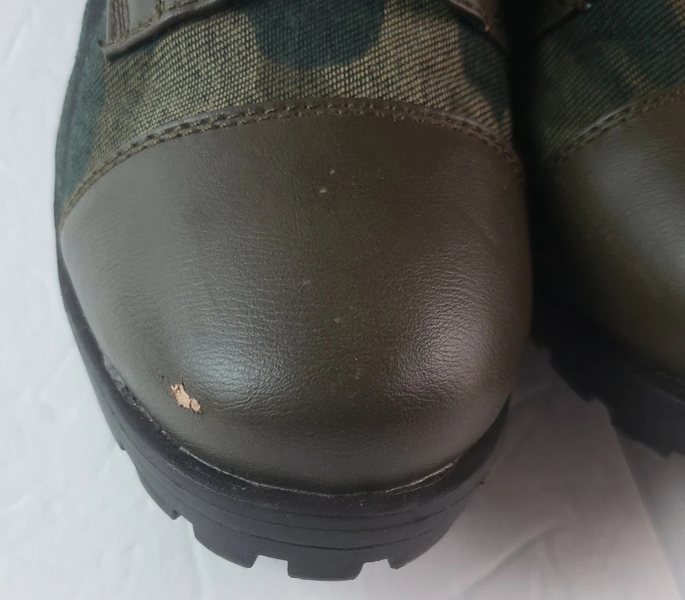 Bota con cordones de protección camuflada DollHouse forro de piel sintética - para mujer talla 9 Foto 4 de 4