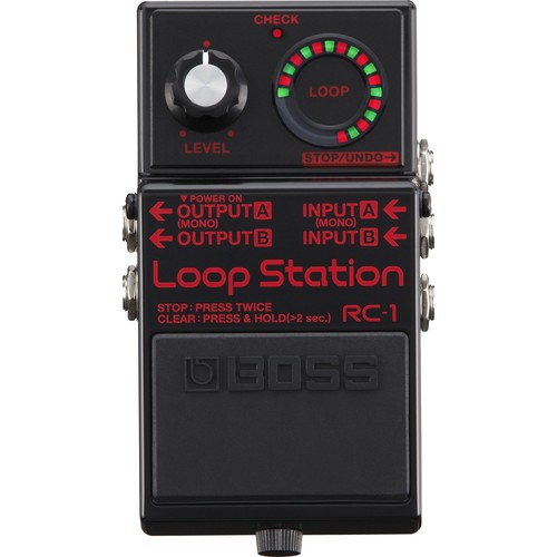 Boss Rc 1 Loop Station Looper Guitar Effects Pedal Black Edition Rc1 For Sale Online Ebay