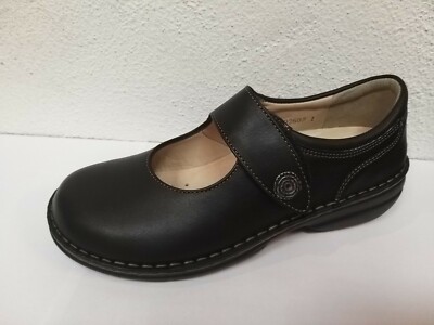 Finn Comfort Laval  Form classic in schwarz Nappa, mit Wechselfußbett! & Beutel