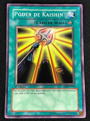 YUGIOH POWER OF KAISHIN LDB-P044 1ST COMMON (NM) PORTUGESE-LOB