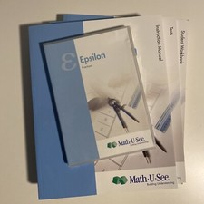 Math U See EPSILON Set, DVD, Tests, Student W...