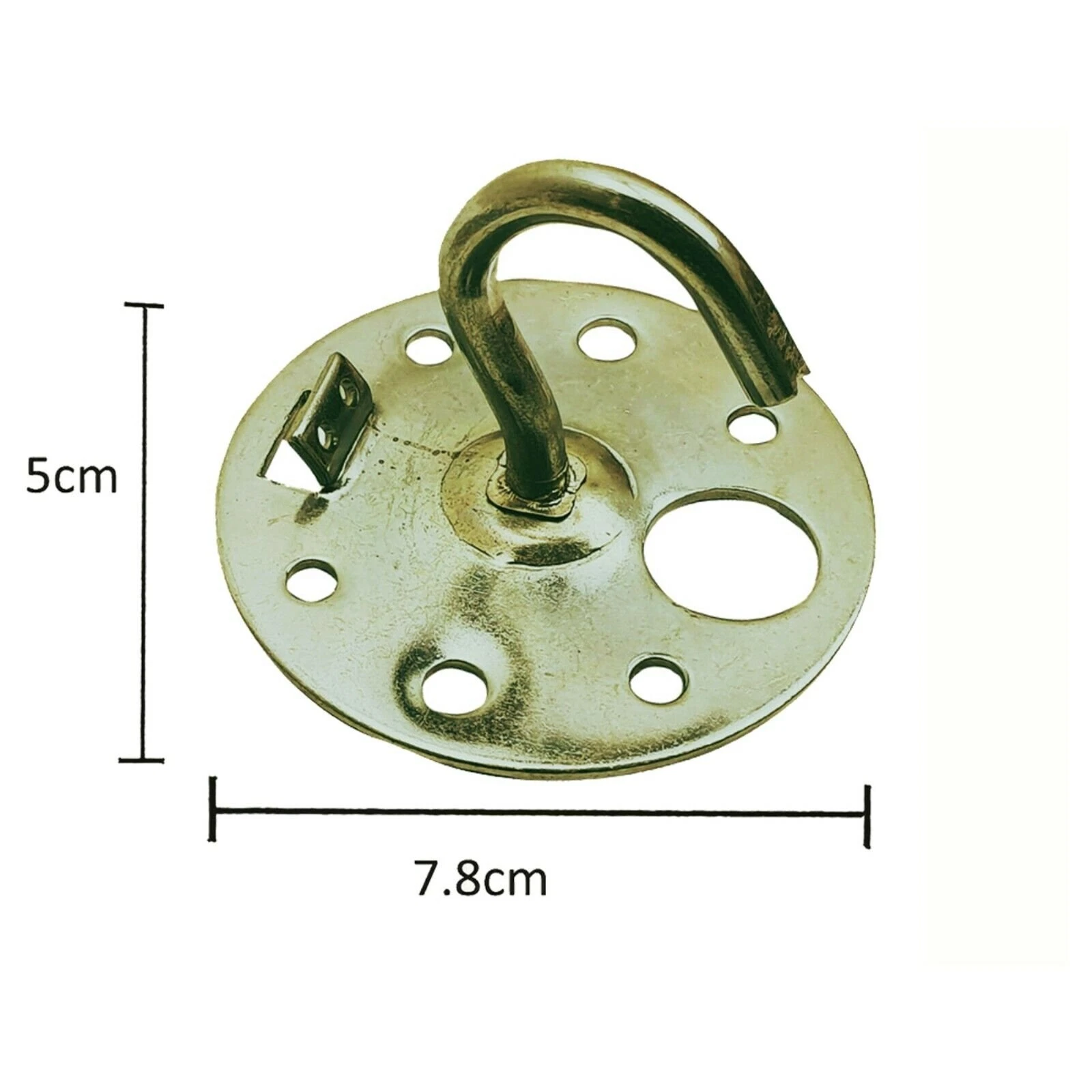 Heavy Duty Ceiling Lights Base Plate Metal Ceiling Hooks Rust Proof Steel Wall Mount Ceiling Hooks Hanging Chandelier Plate Hook for Pendant Light