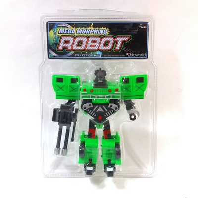 Mega Morphing Robot Action Figure Bioworld Green