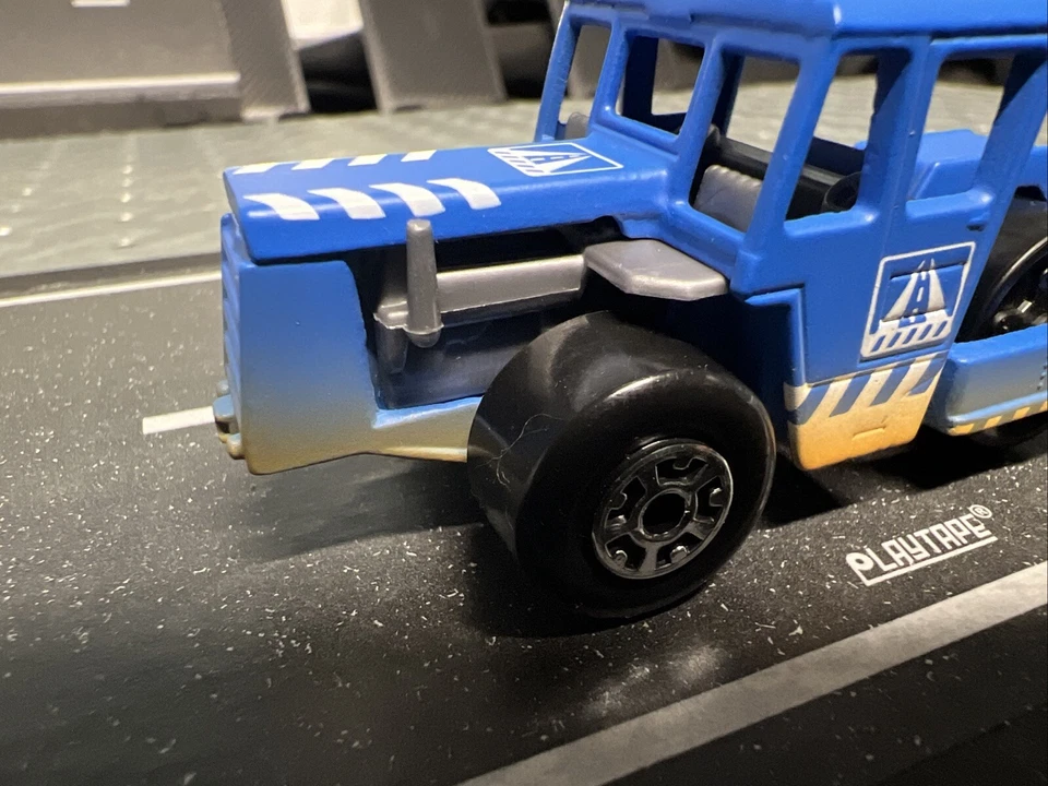 Vintage Matchbox 1979 Blue Road Roller PR-510 negro blanco 2 tonos como nuevo + muy buen estado Foto 4 de 4