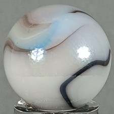 Vicor White Tiger Marble .61 Inches Near-Mint Condition Combined Shipping