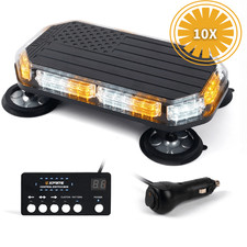 10pack Magnetic Led Warning Beacon Strobe Lights For Fleet Tow Truck Plow Escort 10pack Magnetic Led Warning Beacon Strobe Lights For Fleet Tow Truck Plow Escort