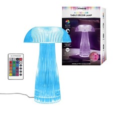 Touch Activated Multi Color LED Mushroom Lamp for Bedroom with Remote Crystal