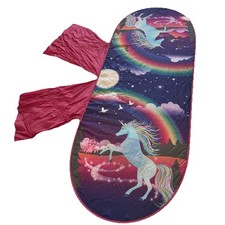 Dream Tents Unicorn Fantasy Twin Size Single Tent Girl's Bed Cover Pop-Up Tent