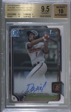 2015 Bowman Chrome Prospects Dariel Alvarez #BCAP-DA BGS 9.5 GEM MINT Auto 0a2