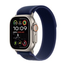 Apple Watch Ultra 2 49mm Natural Titanium Blue Trail Loop M/L - NEW