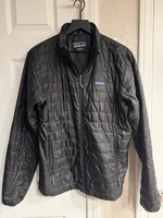 Patagonia Nano Puff Jacket Men’s Medium Black Worn