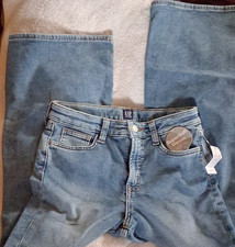 Gap SuperSoft Denim Straight Jeans girls Size 12 Blue Medium Wash