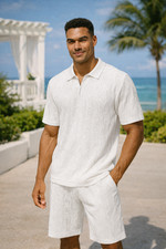 Stacy Adams 21034 Short Set White