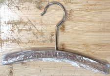 Vintage Wood Wooden Childs Clothes Hanger 1900's Curved 8