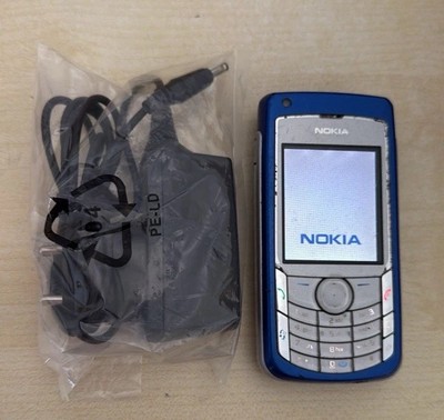 Nokia 6681 Blau RM-57 Händler Garantie Volle Funktion Komplett Accu Neu SELTEN