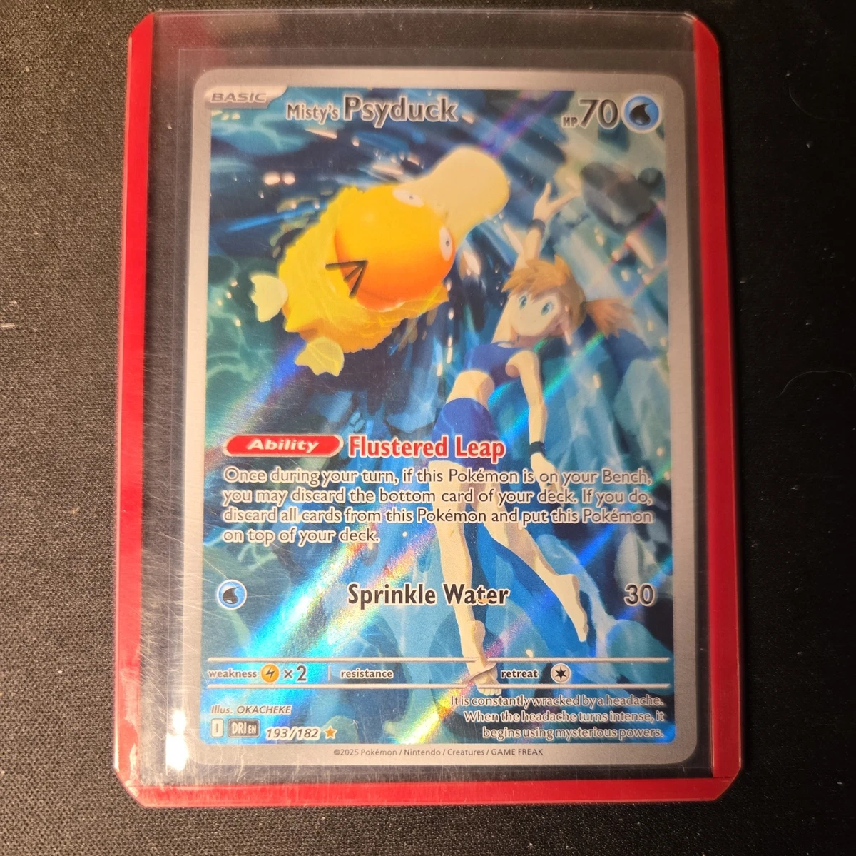 misty's psyduck pokemon card 151 PokeArtica AI Artwork Custom Card
