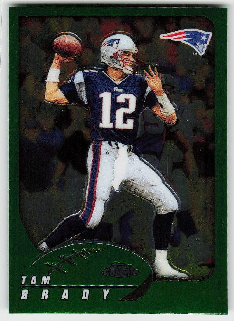 2002 Topps Chrome #100 Tom Brady FOOTBALL New England Patriots