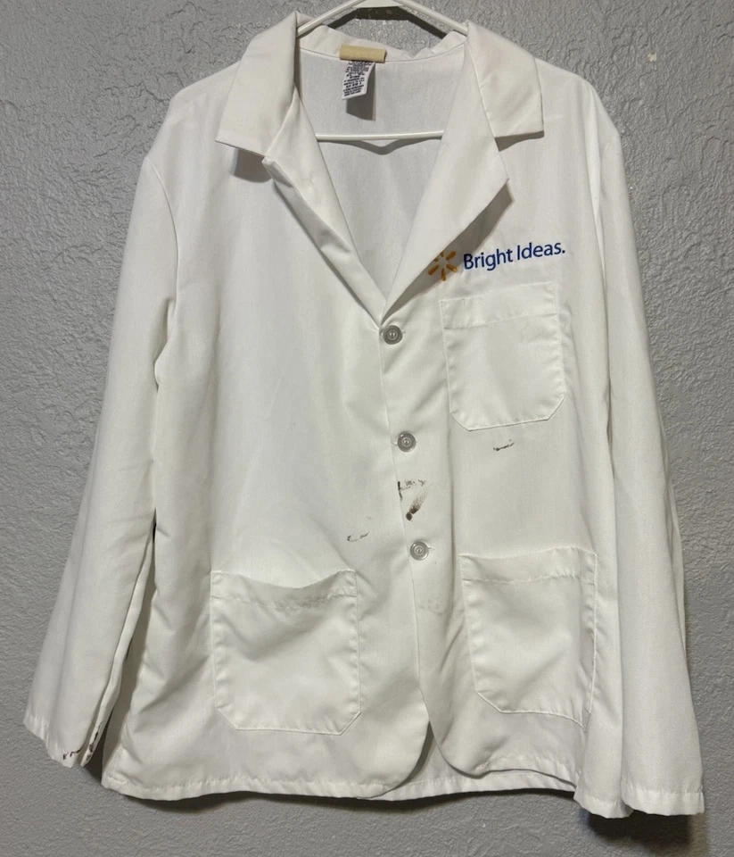 Lot of 4 Lab Coats, 3 Red Kap “Bright Ideas Jackets, 1 Landau XL Pockets STAINS - Image 2 of 4