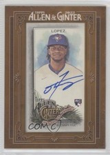 2022 Topps Allen & Ginter Framed Mini Auto Otto Lopez #MA-OL Auto 3q5