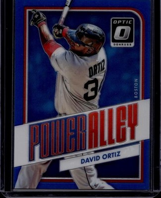 2016 Donruss Optic #PA14 David Ortiz Power Alley Blue #/149