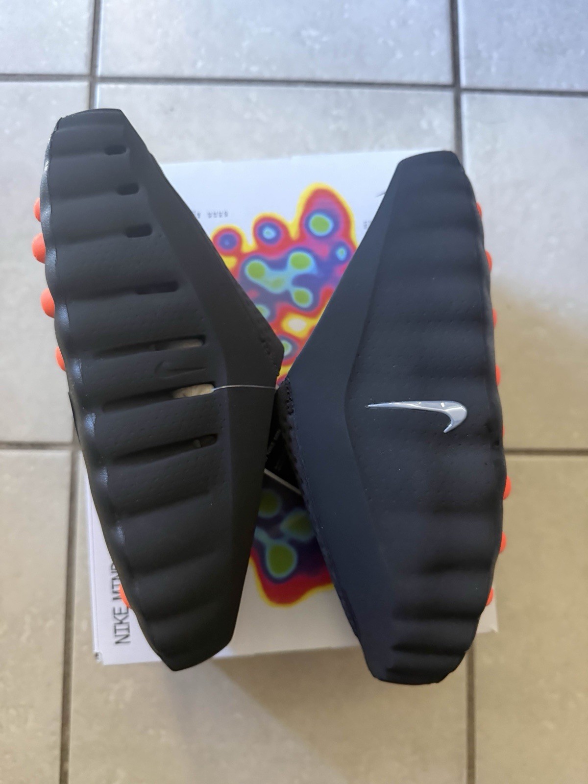 Nike Mind 001 Slide Black Chrome Brand New Size 8 Men Pre sale