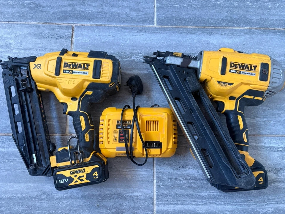 DeWalt 1st And 2nd Fix Nail Guns Set - Image 1 of 1