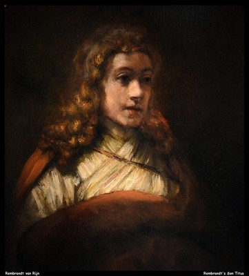 Rembrandt Van Rijn Rembrandts Son Titus O 1 Kunstdruck Poster Wanddeko Design F