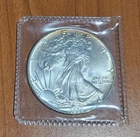 1986 USA American Eagle Bullion $1 Liberty Dollar 1oz Troy 999 Fine Silver Coin