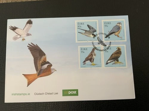 Ireland 2010 #1891-1894a Birds Of Prey - 2 FDCs