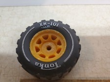 Toy Tonka XR-101 tire 3 3/8" diameter 2 3/8" wide 1 1/16" wide
