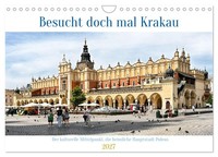 "Calendar 2027 · US Version · Visit Krakow (Wall Calendar 2027 12\" × 8\" Landscape"