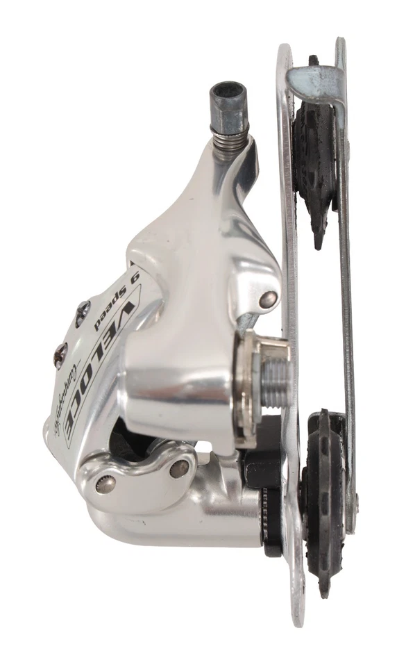 Bicicleta de carretera Campagnolo Veloce 9 velocidades desviador trasero aleación jaula mediana 29T de colección Foto 3 de 4