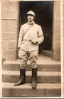 WWI Era French Soldier RPPC Postcard Military Uniform Carte Postale Vintage
