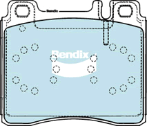 Bendix General CT Front Brake Pad Set for Mercedes Benz S600 W140 6.0L M120.980  - Picture 1 of 1