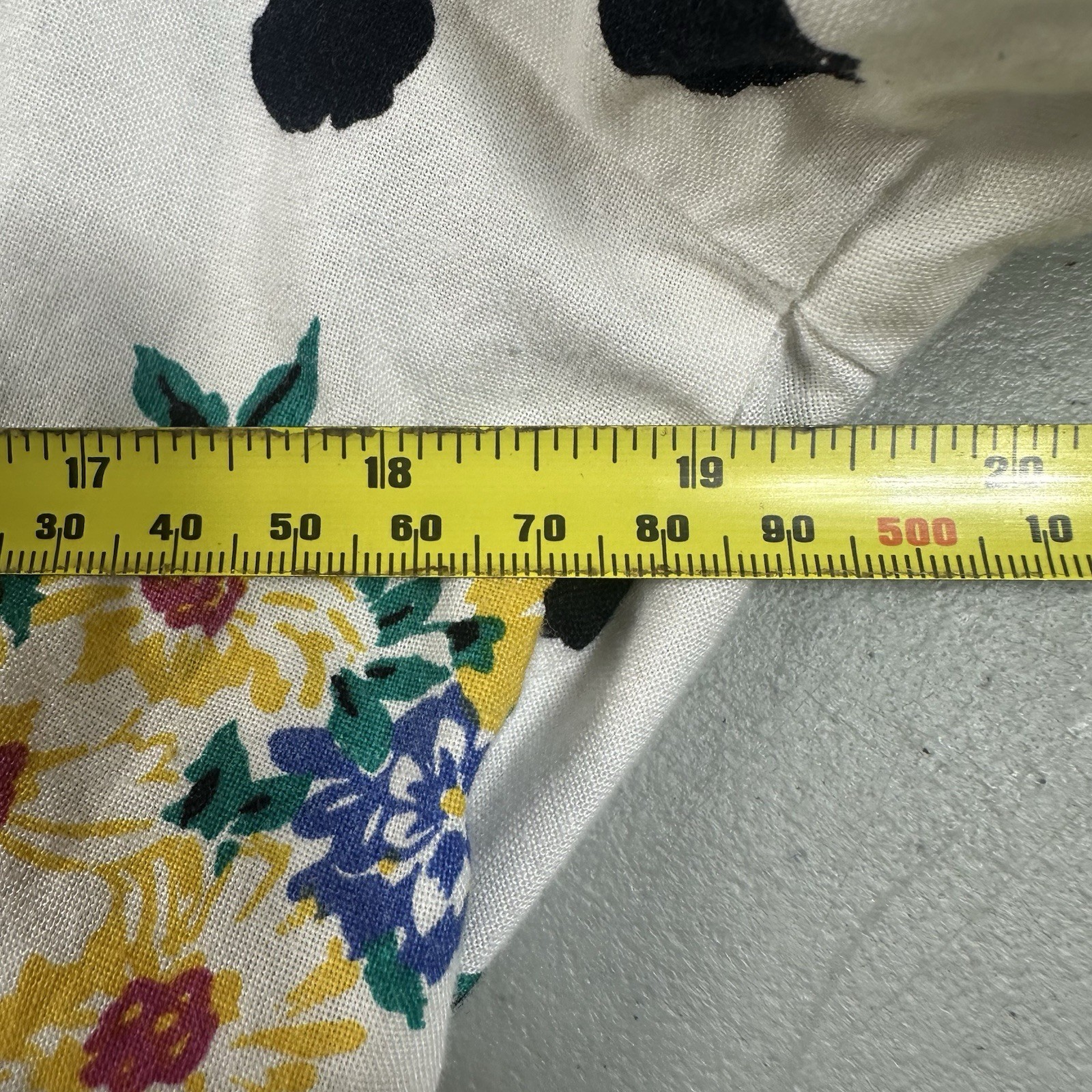 Vtg SL Fashions Dress Size 16 XL Polka Dot Flower Floral Garden Party 80s 90s