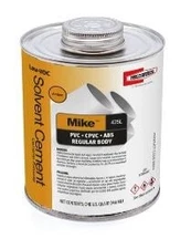 RectorSeal 55974 32oz Fast Set Plastic Pipe Cement Red 425L