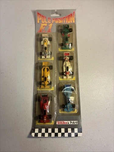 Vintage Tonka Polistil Pole Position F.1 Set Of 6 Cars. Brand New